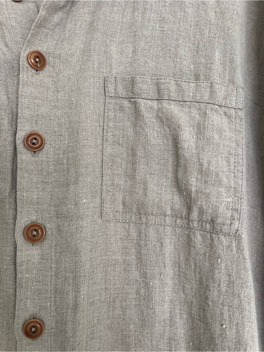 FLAX by Jeanne Engelhart Linen Pocket Shirt - Picture 2 of 4